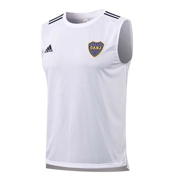 Trikot Boca Juniors Ärmellos 2022 Weiß Günstige Fußballtrikots